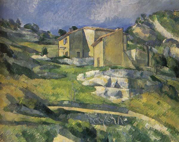 Paul Cezanne Masion en Provence-La vallee de Riaux pres de l'Estaque Sweden oil painting art